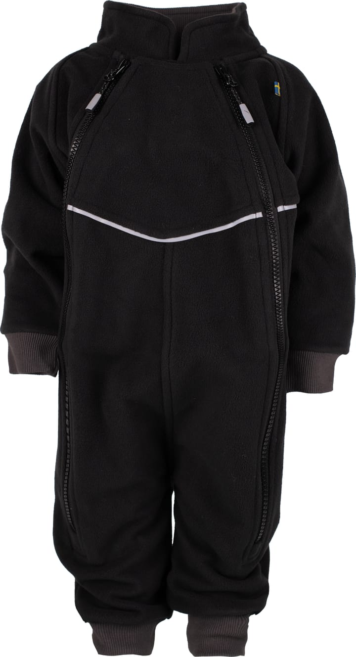 Lindberg Babys' Stormy Baby Overall Windfleece Black Lindberg