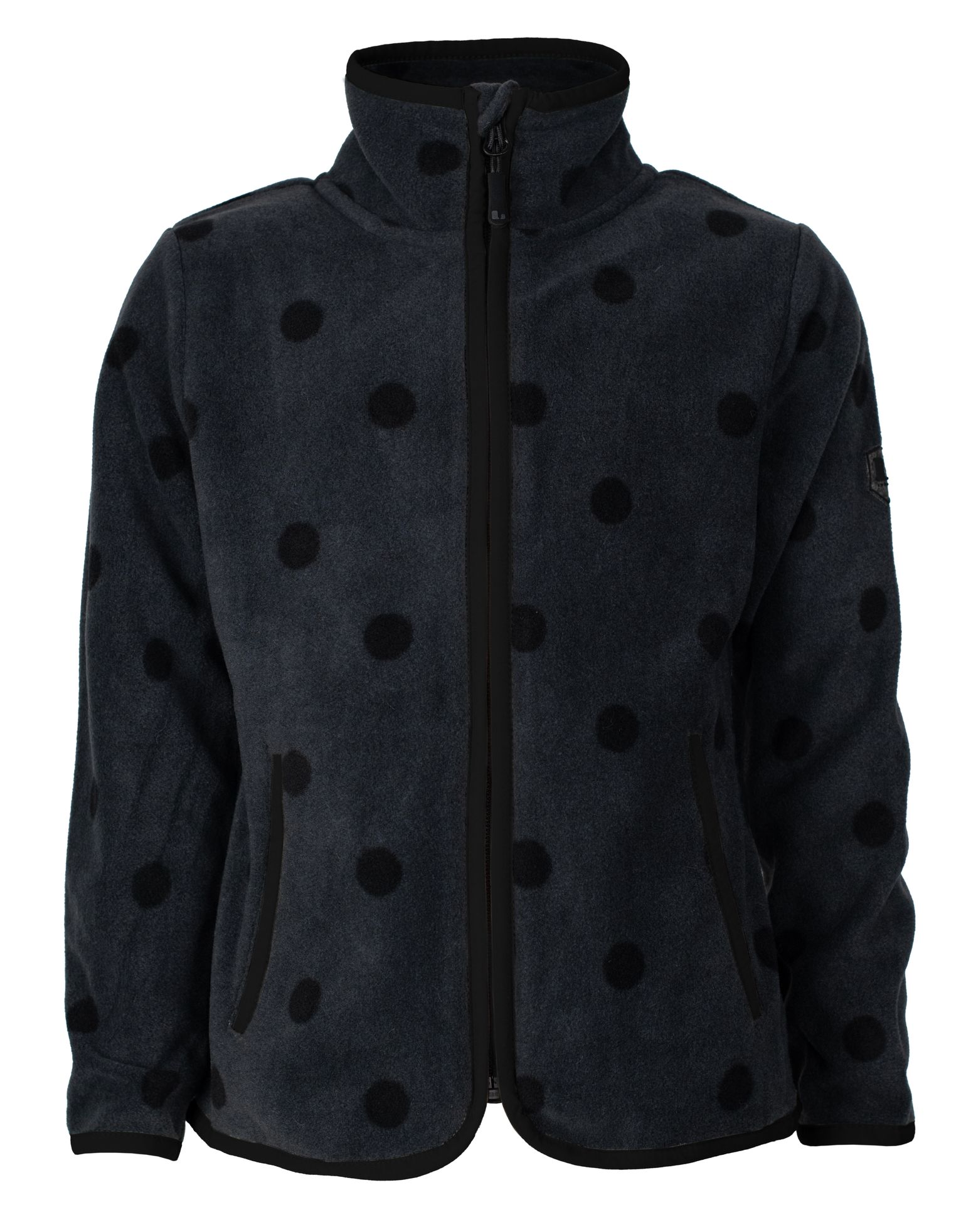 Lindberg Kids' Luleå Fleece Jacket Anthracite