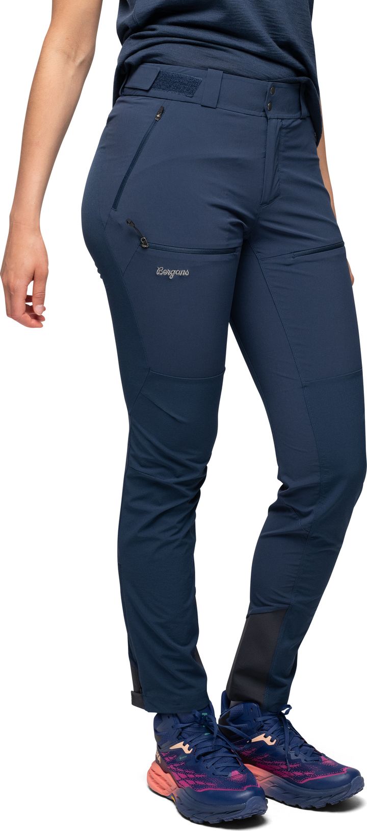 Bergans Women's Rabot Softshell Pants  Navy Blue Bergans