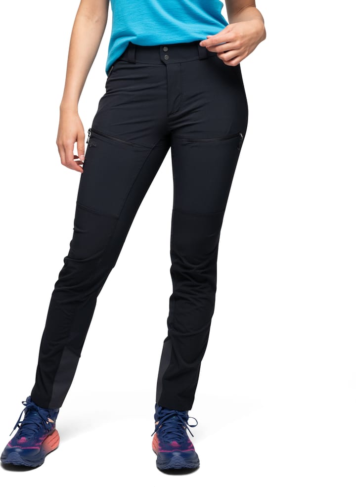 Bergans Women's Rabot Softshell Pants  Black Bergans