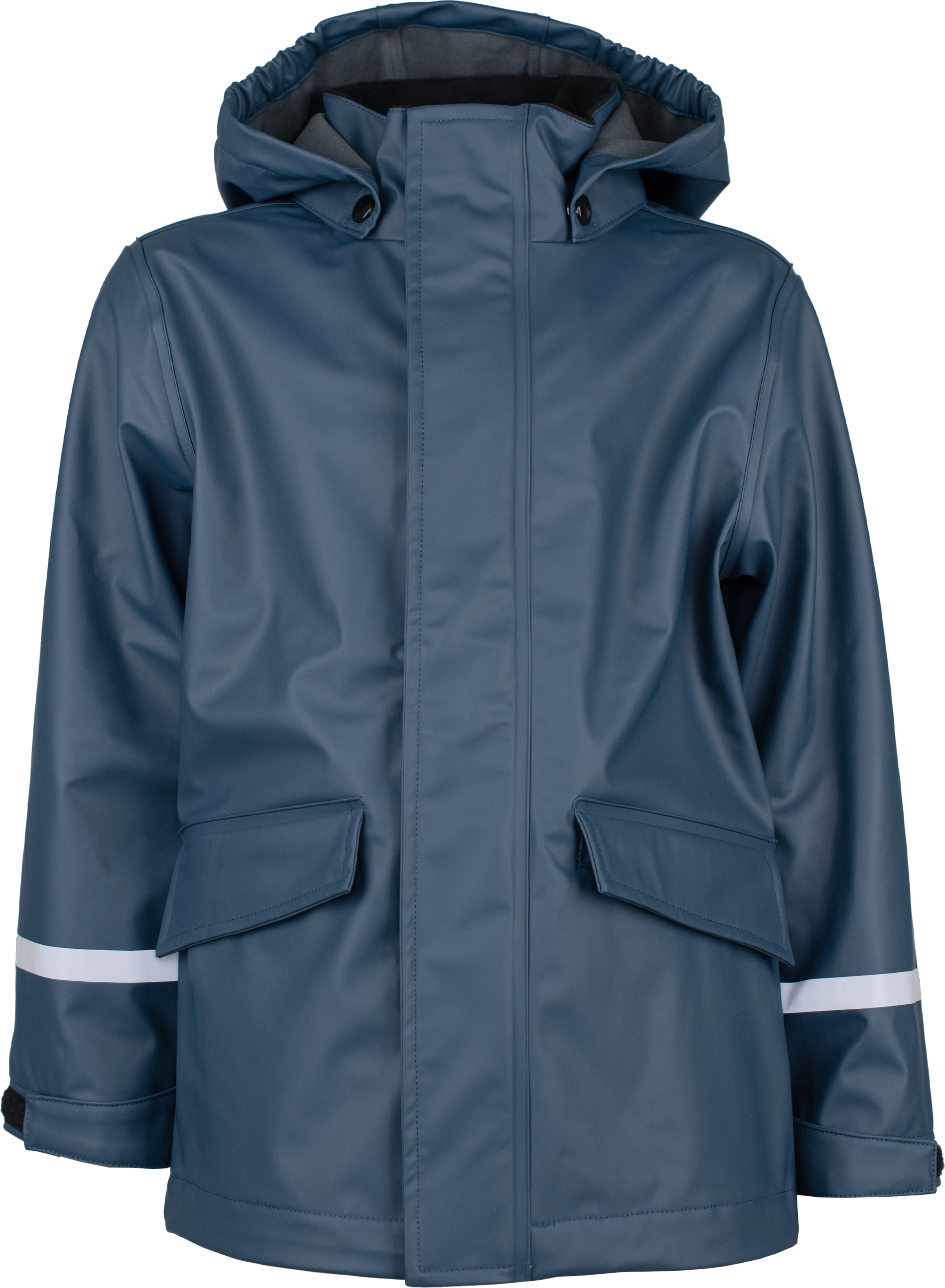 Lindberg Kids' Vestby Rain Jacket Fleece Iron Blue