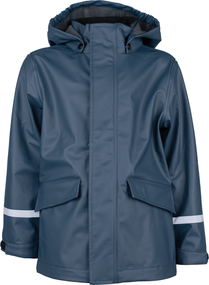 Lindberg Kids' Vestby Rain Jacket Fleece Iron Blue Lindberg