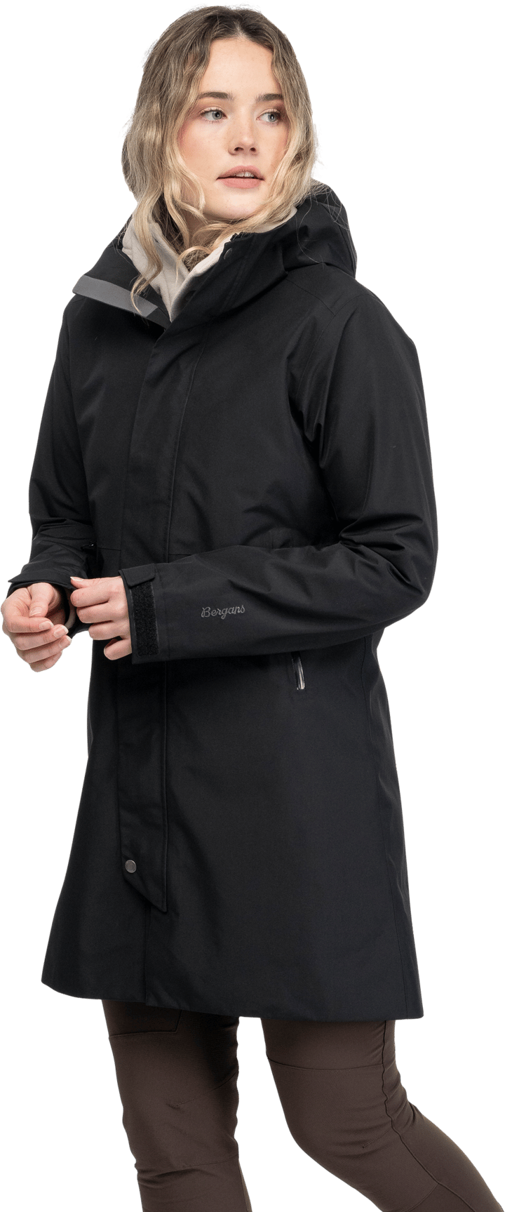 Bergans Women's Urban 2L Shell Coat  Black/black Bergans