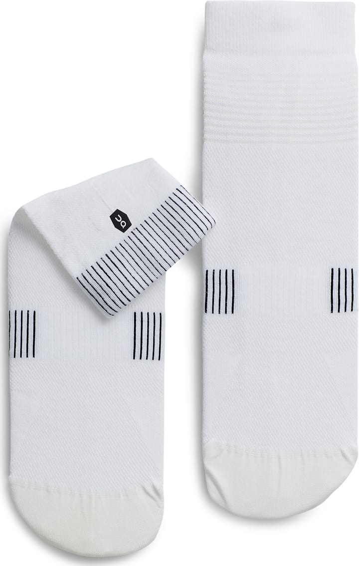 On Women's Performance Mid Sock White/Black On