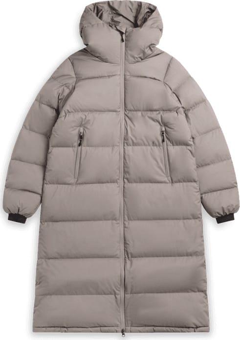 Bergans Women's Urban Down Long Coat Rock Taupe Bergans