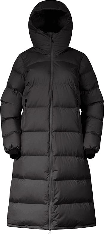 Bergans Women's Urban Down Long Coat Black Bergans