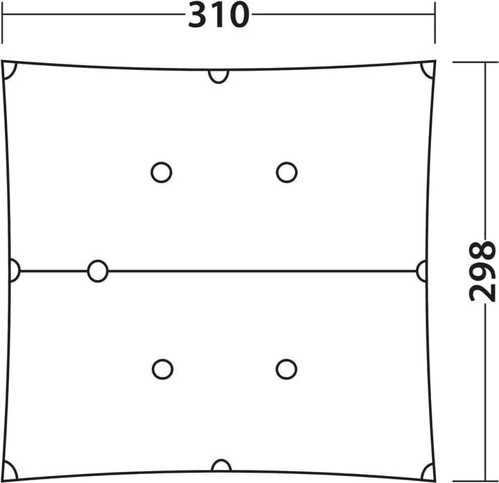 Robens Vestis 3.10 X 2.92 Duo Tarp UL Orange Robens
