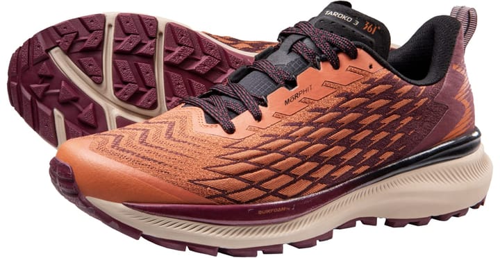 361° 361 Taroko 3 W Orange Oxide/Dark Cherry 361°