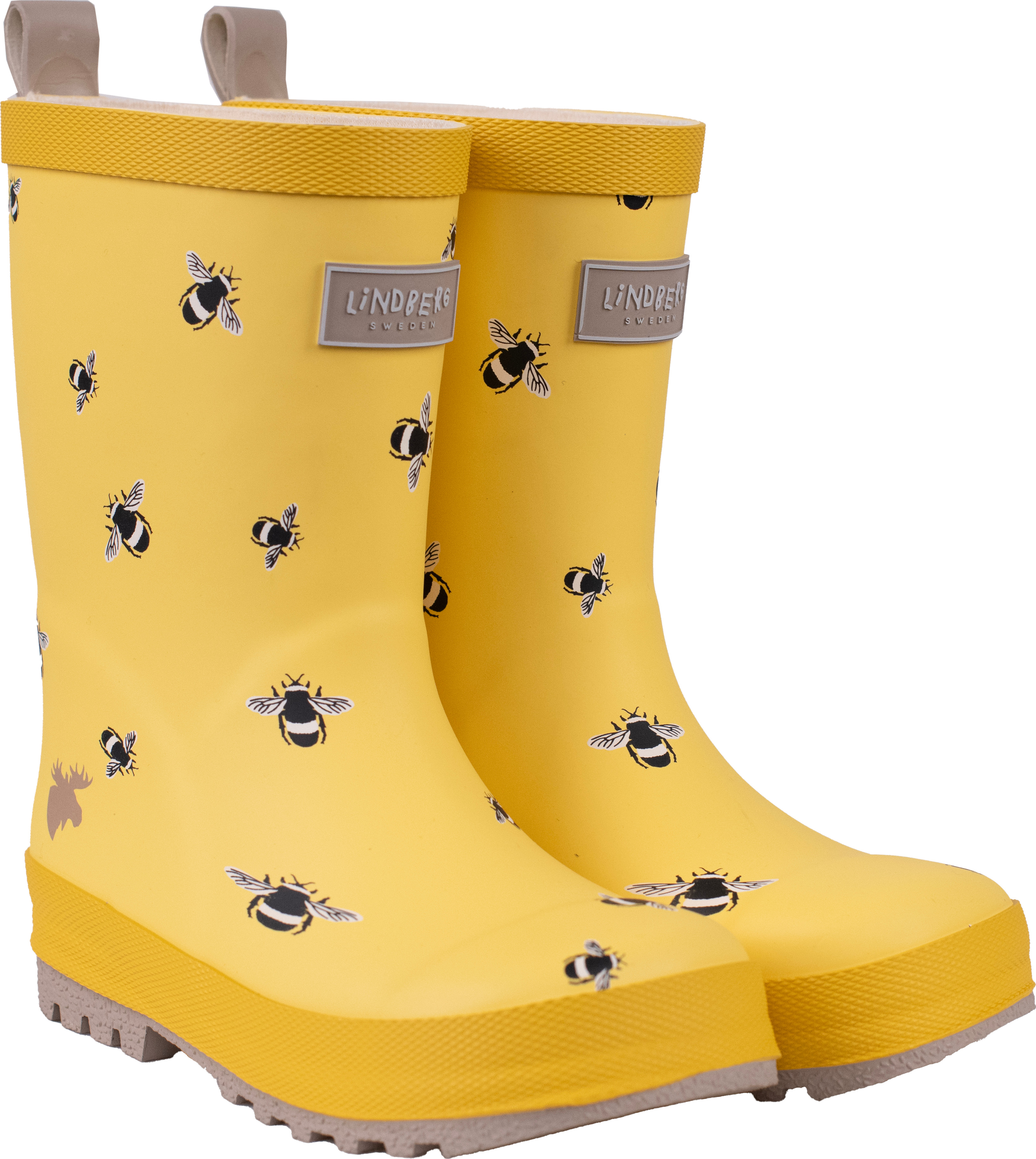 Lindberg Kids' Sjövild Rubber Boot Yellow Gummistövlar 28