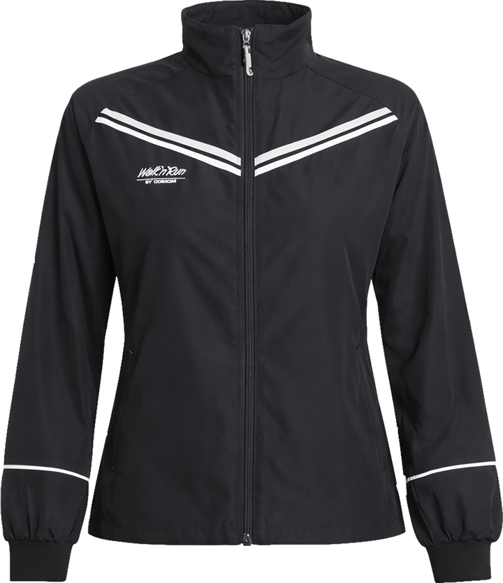 Dobsom Women’s Walk’n’Run Windproof Jacket Black Dobsom