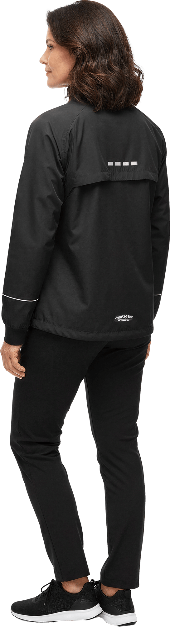Dobsom Women’s Walk’n’Run Windproof Jacket Black Dobsom