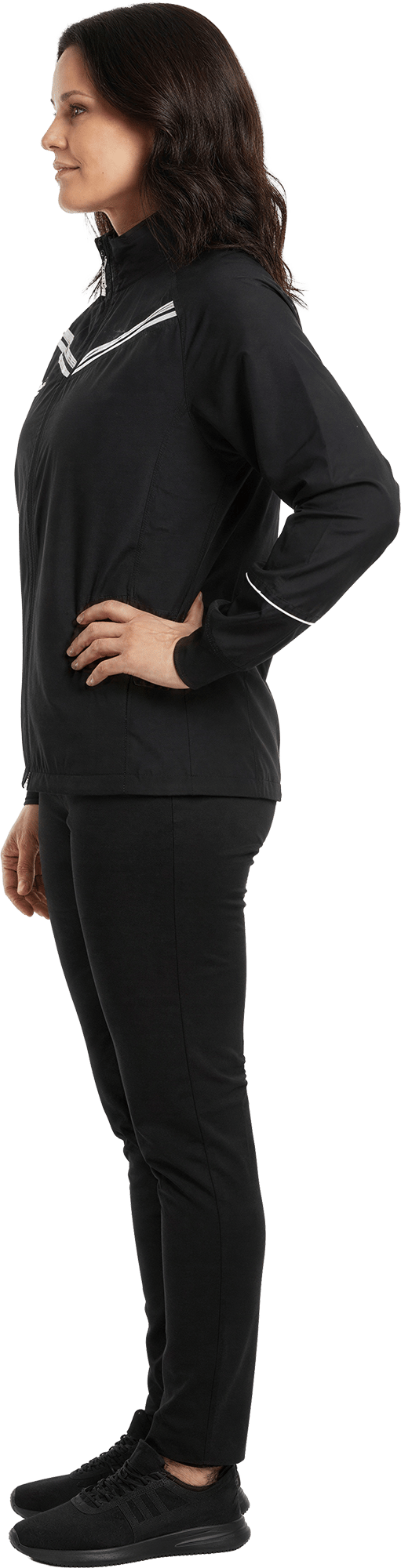 Dobsom Women’s Walk’n’Run Windproof Jacket Black Dobsom