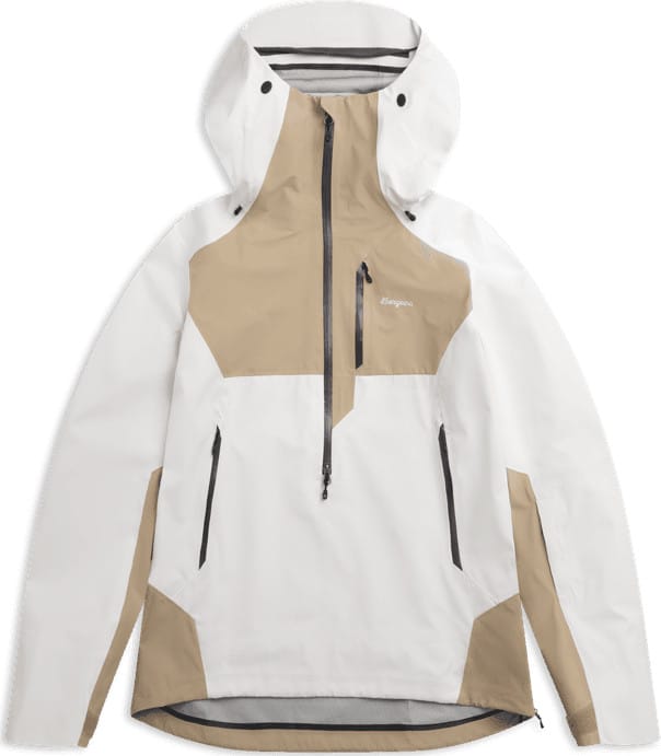 Bergans Unisex Oppdal 3L Shell Anorak Arctic White/sandstone Bergans Bergans Unisex Oppdal 3L Shell Anorak Arctic White/sandstone Bergans