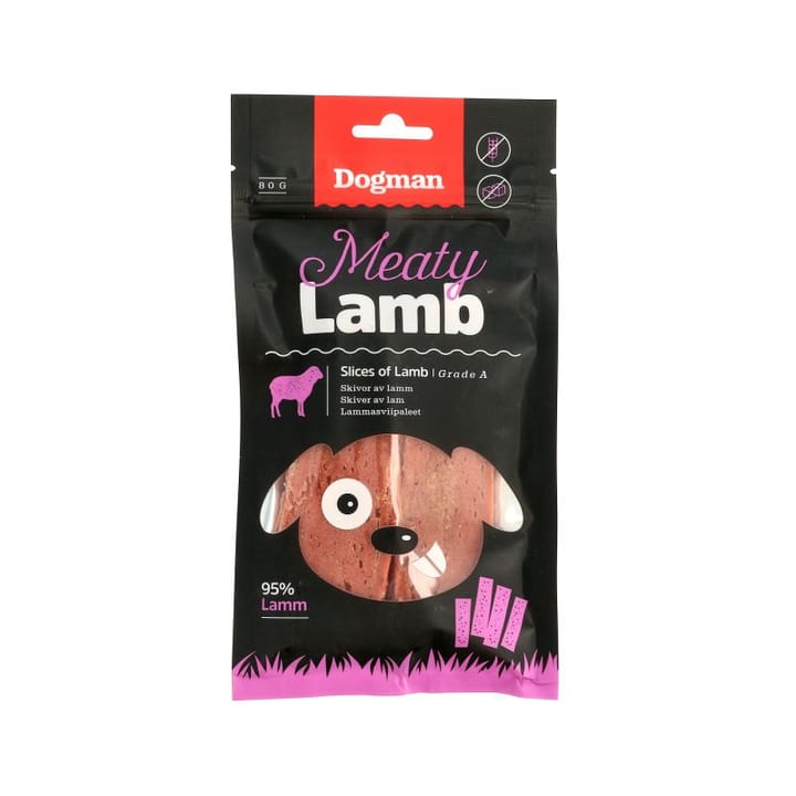Dogman Slices Of Lamb 80g Dogman
