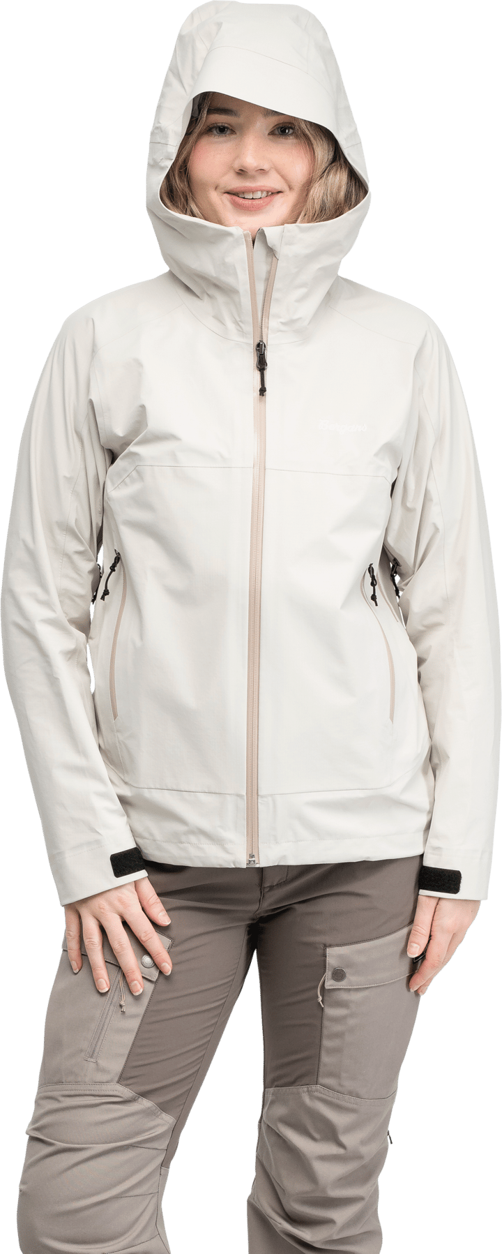 Bergans Women’s Vaagaa 3L Shell Jacket Bone White Bergans