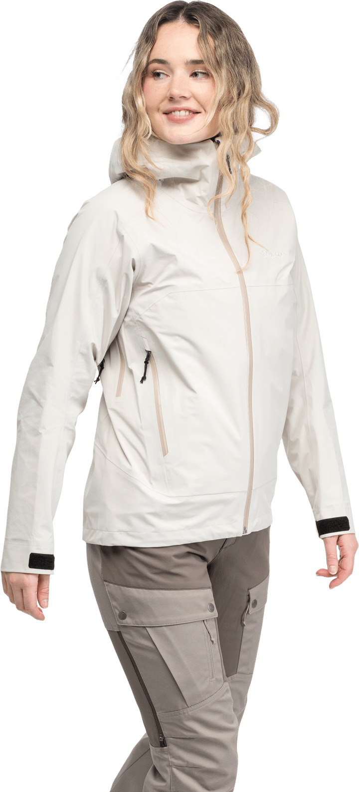 Bergans Women’s Vaagaa 3L Shell Jacket Bone White Bergans