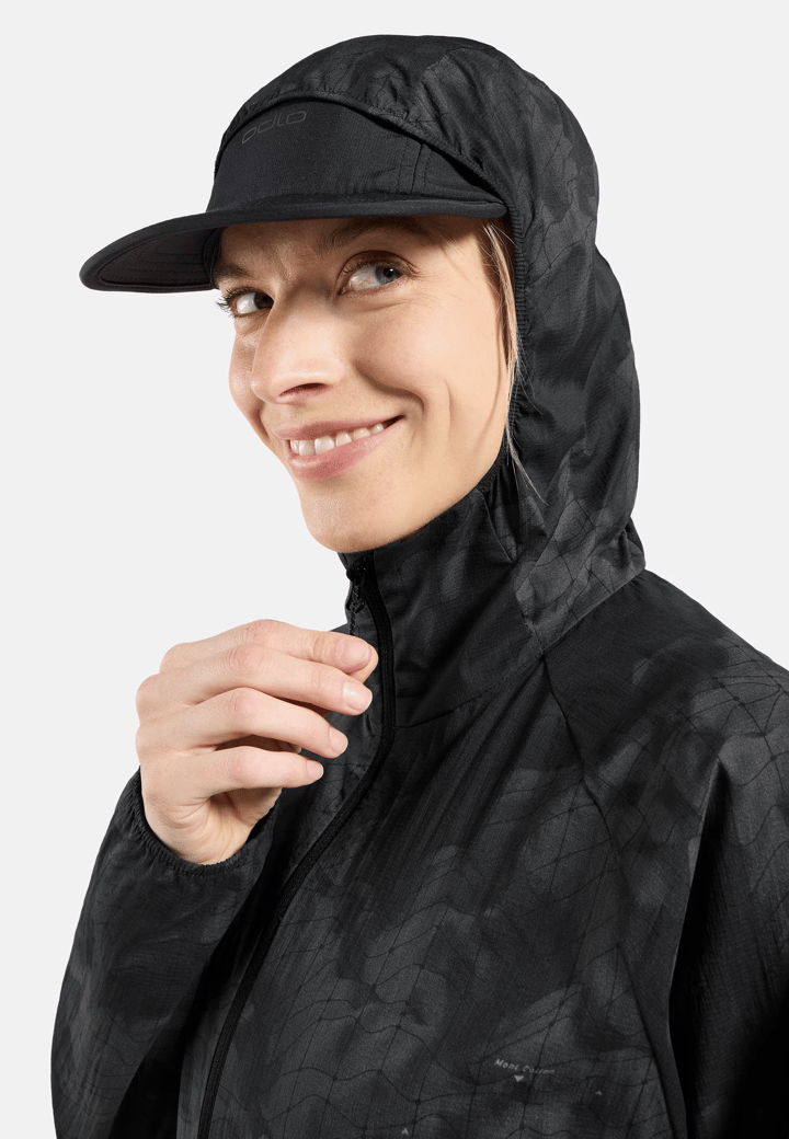 Odlo Women's Jacket Zeroweight Print Black Odlo
