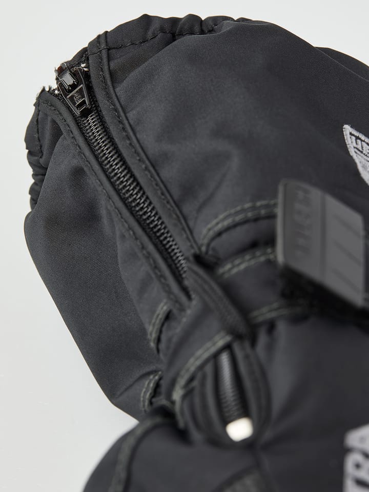 Hestra Baby's Zip Long Mitt Black/Black Hestra