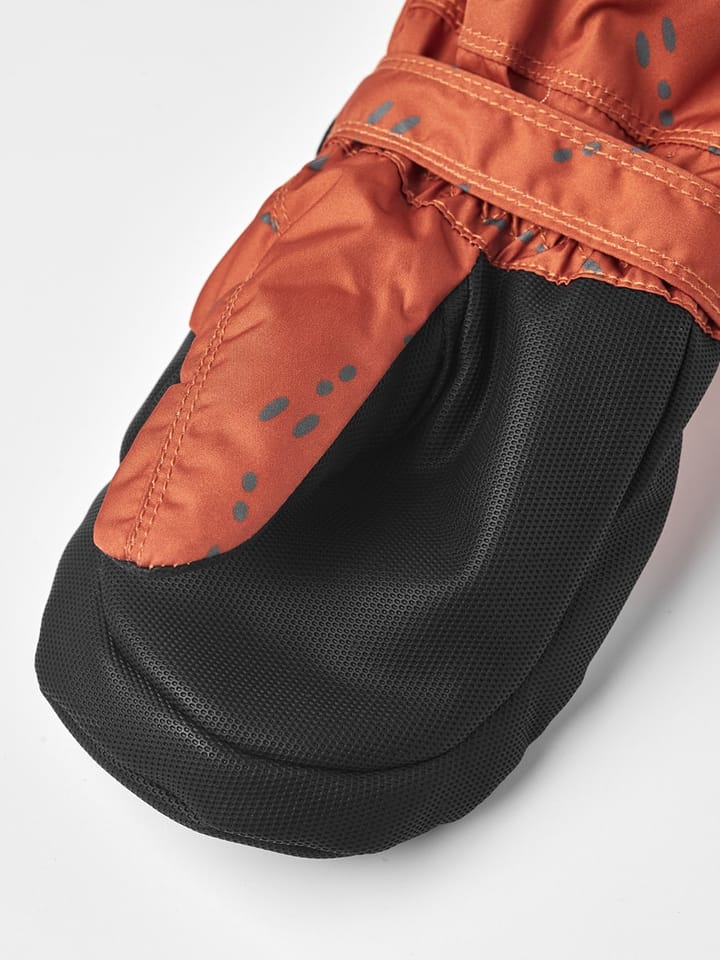 Hestra Baby Zip Long Mitt Orange Print Hestra Hestra Baby Zip Long Mitt Orange Print Hestra