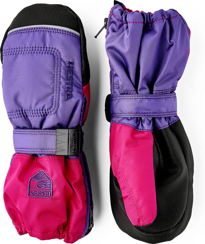 Hestra Baby's Zip Long Mitt Lilac/Orchid Hestra Hestra Baby's Zip Long Mitt Lilac/Orchid Hestra