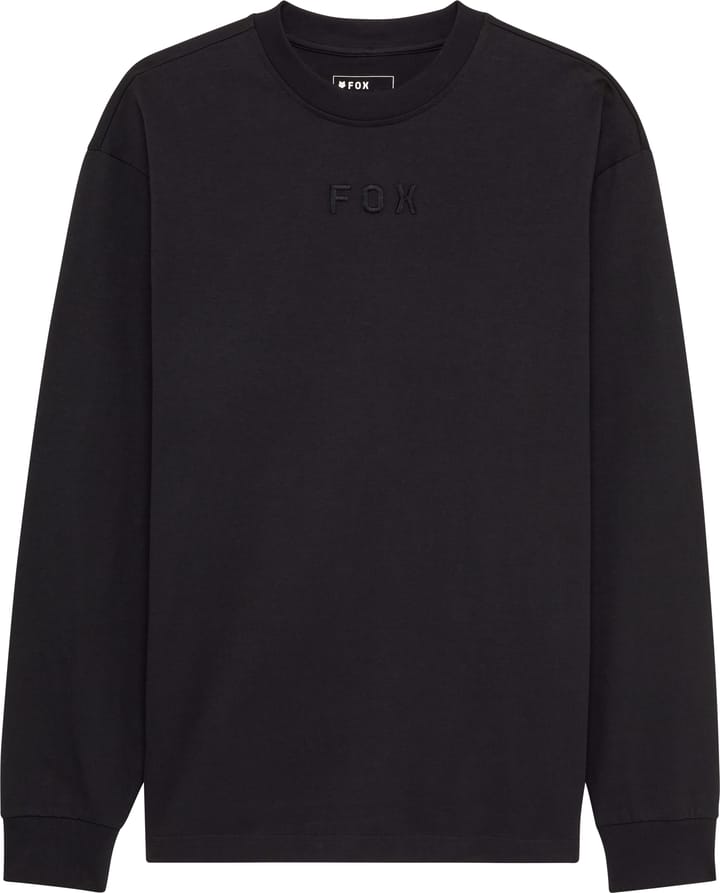 Fox Men's Wordmark Oversized Longsleeve Tee Black Fox Fox Men's Wordmark Oversized Longsleeve Tee Black Fox