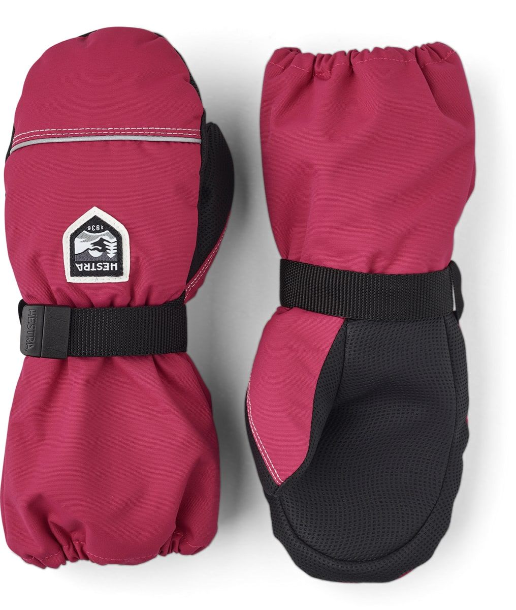 Hestra Kids´ Wool Terry - Mitt Fuchsia