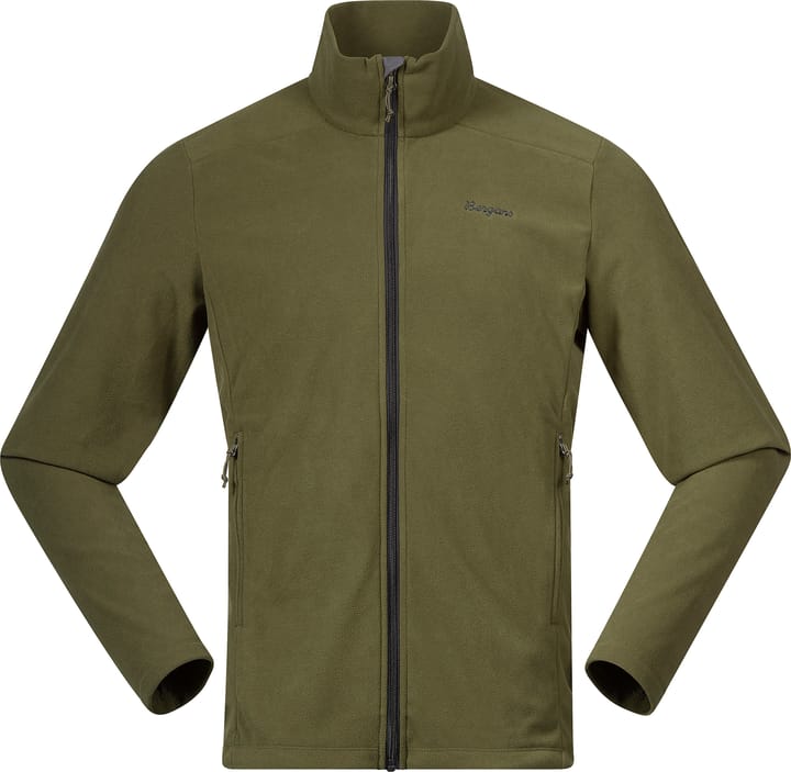 Bergans Men's Finnsnes Fleece Jacket Dark Olive Green Bergans