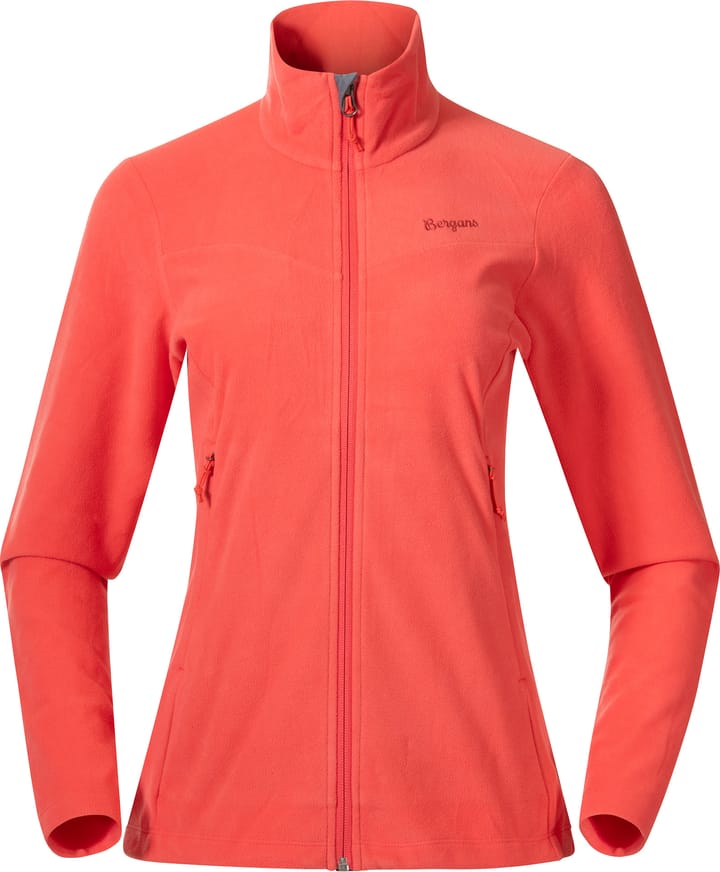 Bergans Women's Finnsnes Fleece Jacket Peachy Red Bergans