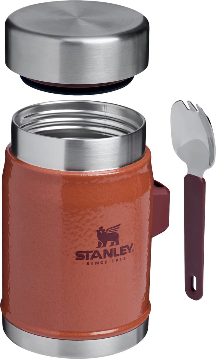 Stanley Vacuum Food Jar With Spoon Hammertone Clay Stanley