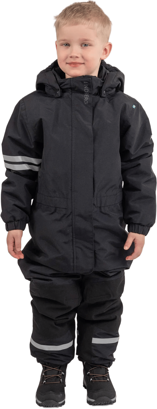 Lindberg Kid´s Trailer Winter Overall Black Lindberg