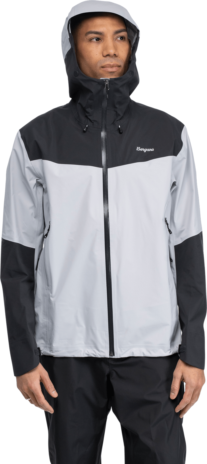 Bergans Men's Rabot Light 3L Shell Jacket Pearl Grey/dark Shadow Grey Bergans