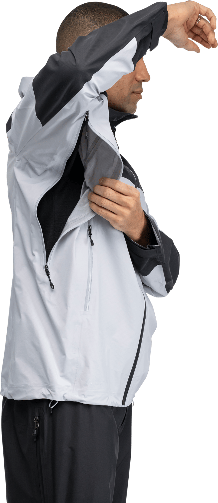 Bergans Men's Rabot Light 3L Shell Jacket Pearl Grey/dark Shadow Grey Bergans