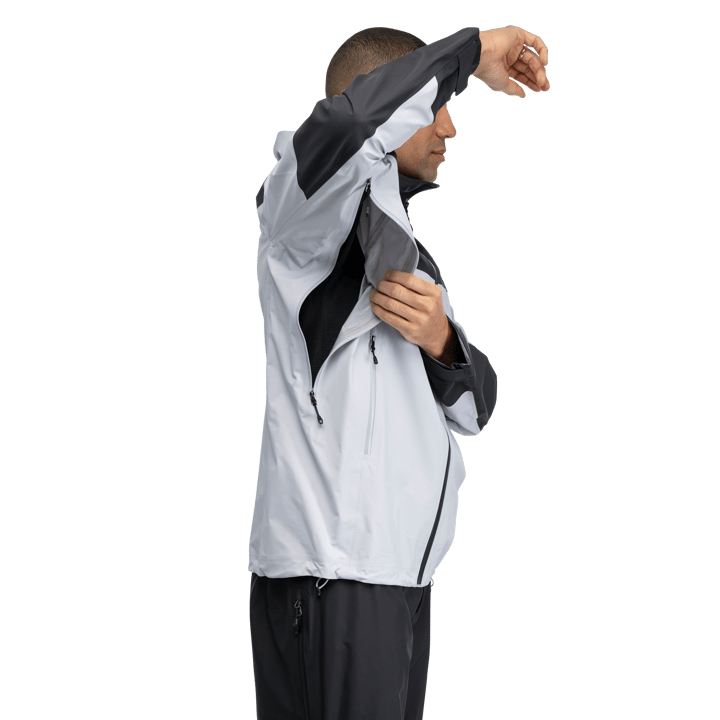 Bergans Men's Rabot Light 3L Shell Jacket Pearl Grey/dark Shadow Grey Bergans