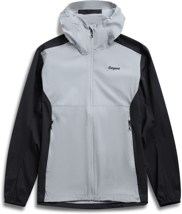 Bergans Men's Rabot Windbreaker Jacket Pearl Grey/dark Shadow Grey Bergans
