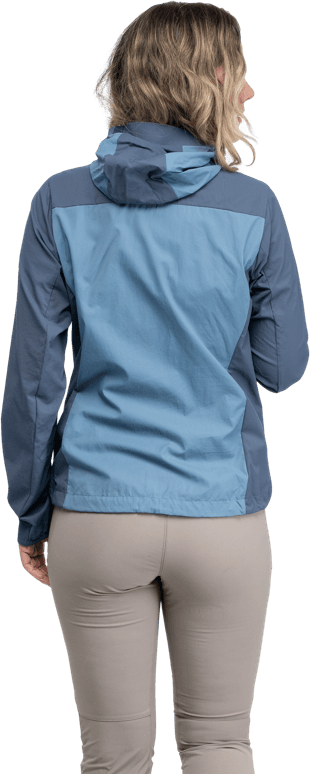 Bergans Women's Rabot Windbreaker Jacket Elemental Blue/granite Blue Bergans
