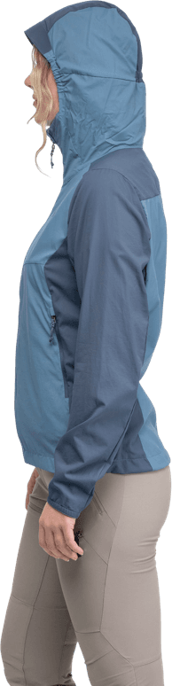 Bergans Women's Rabot Windbreaker Jacket Elemental Blue/granite Blue Bergans