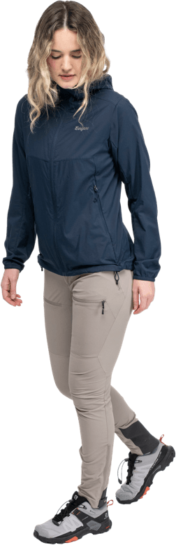 Bergans Women's Rabot Windbreaker Jacket Navy Blue Bergans
