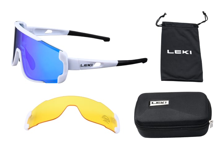 Leki STORM MAGNETIC Crystal White/Yellow And Revo Leki