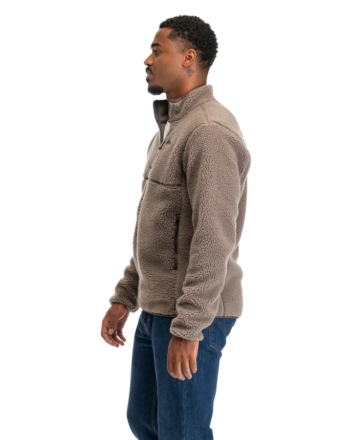 Bergans Men's Lunnan Pile Fleece Jacket Rock Taupe Bergans