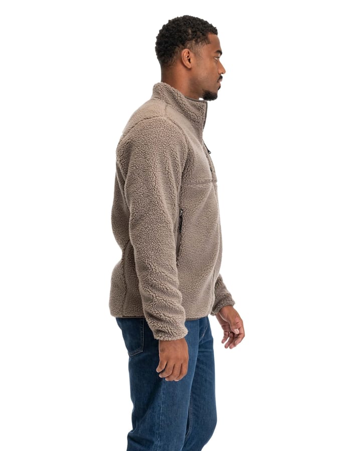 Bergans Men's Lunnan Pile Fleece Jacket Rock Taupe Bergans