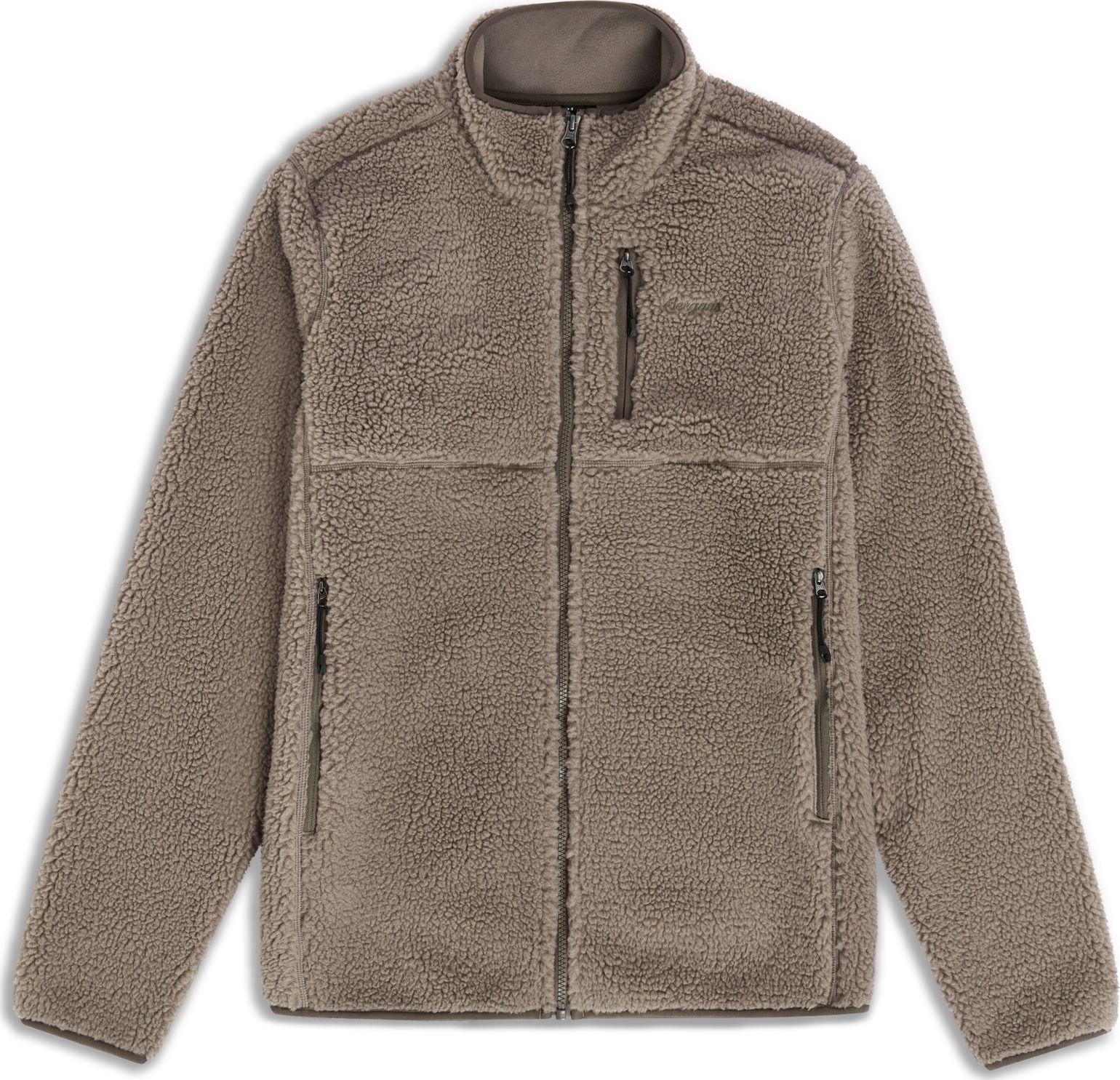 Bergans Men's Lunnan Pile Fleece Jacket Rock Taupe