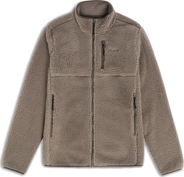 Bergans Men's Lunnan Pile Fleece Jacket Rock Taupe Bergans