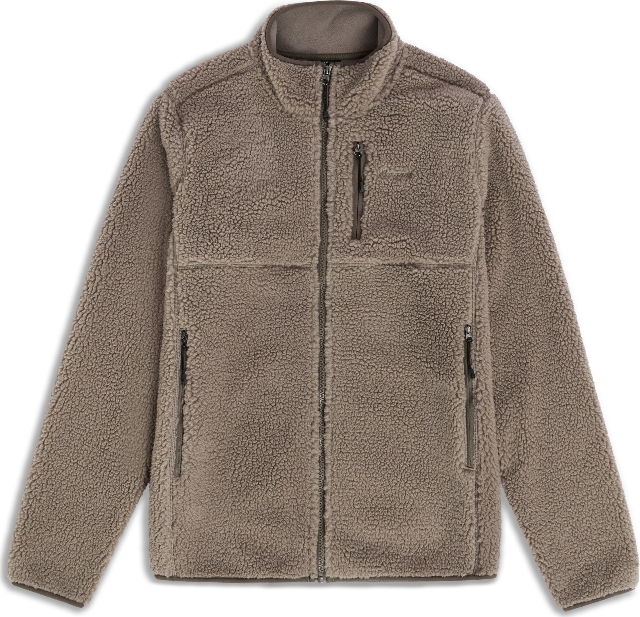 Bergans Men's Lunnan Pile Fleece Jacket Rock Taupe