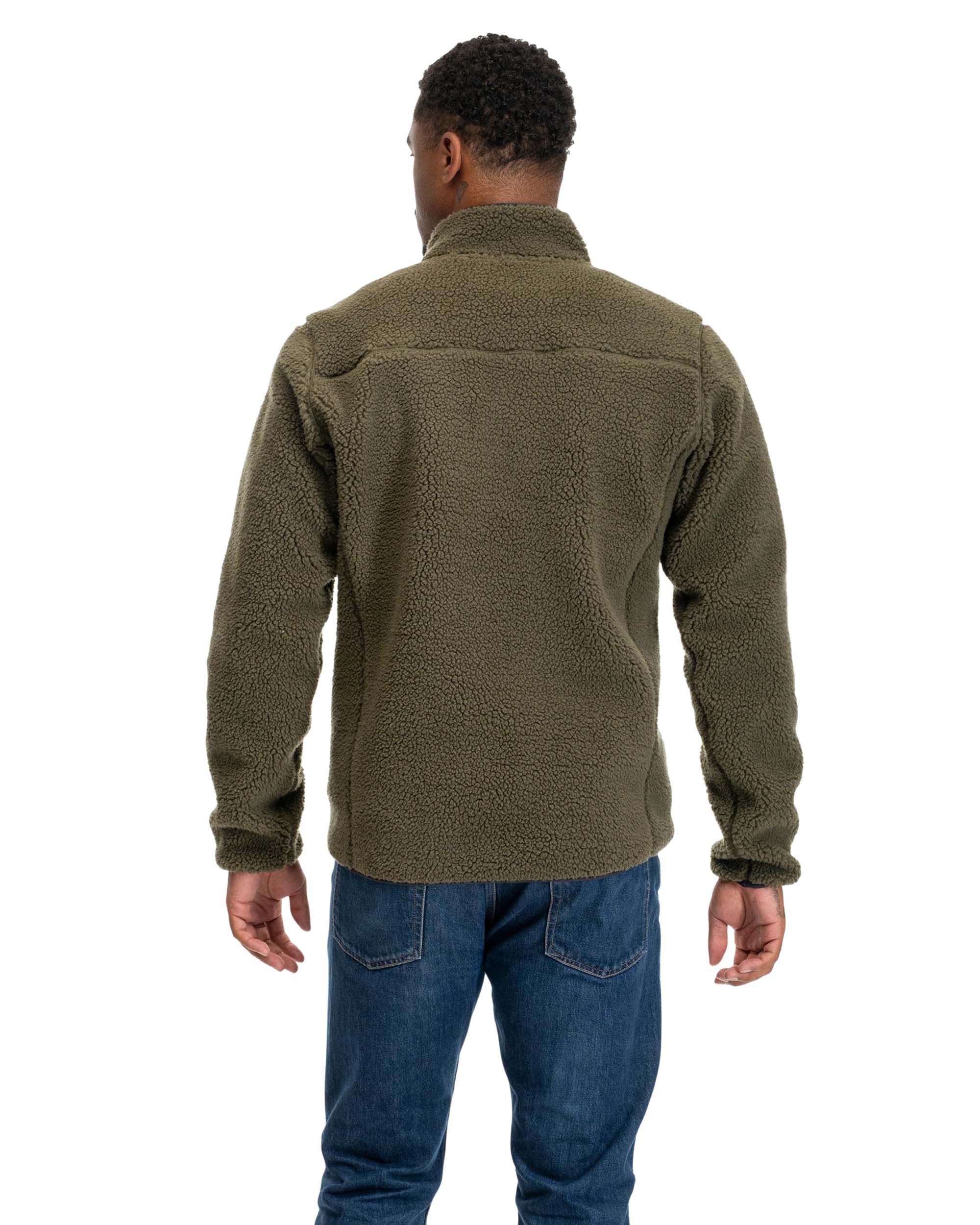Bergans Men's Lunnan Pile Fleece Jacket Pine Forest
