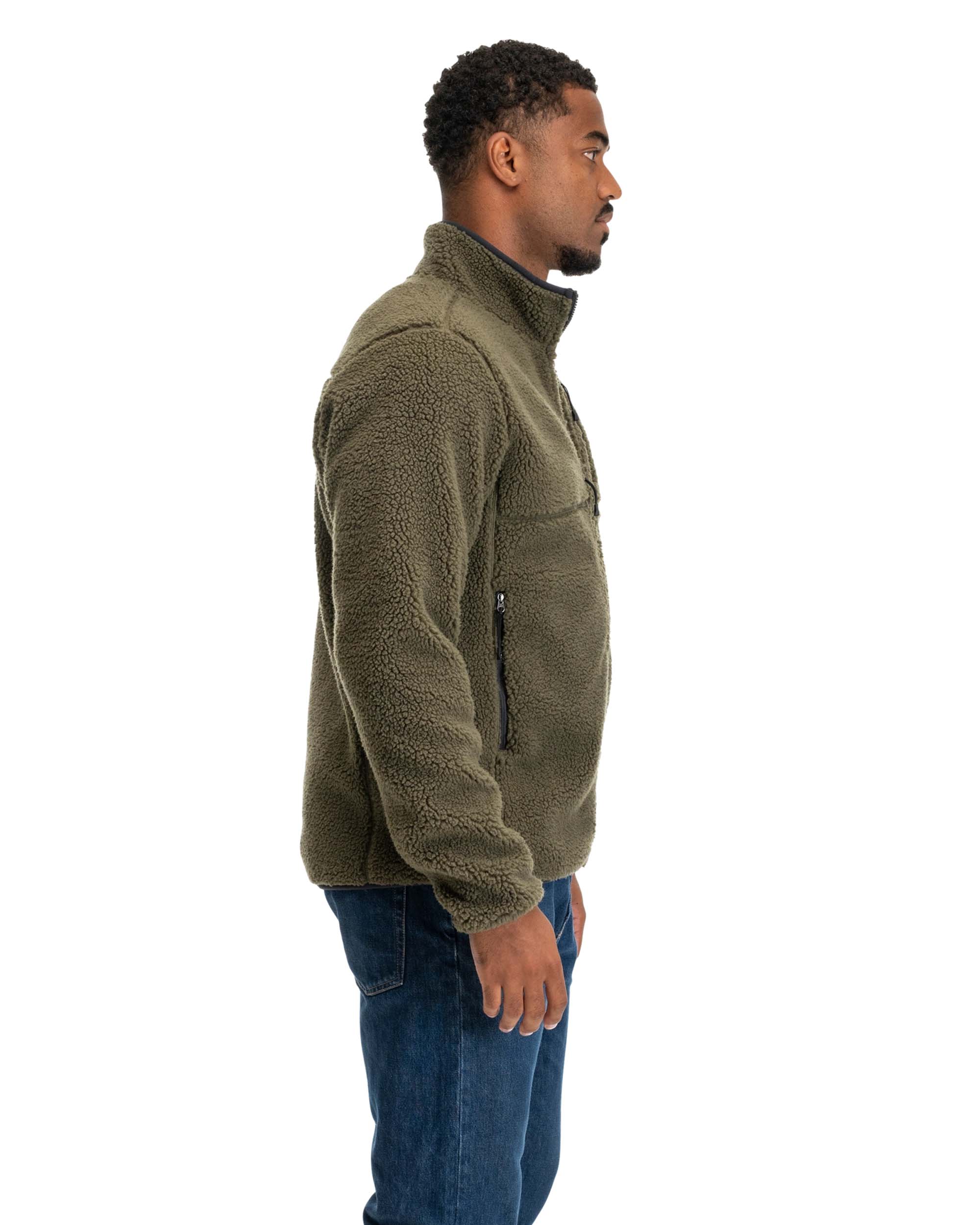 Bergans Men's Lunnan Pile Fleece Jacket Pine Forest