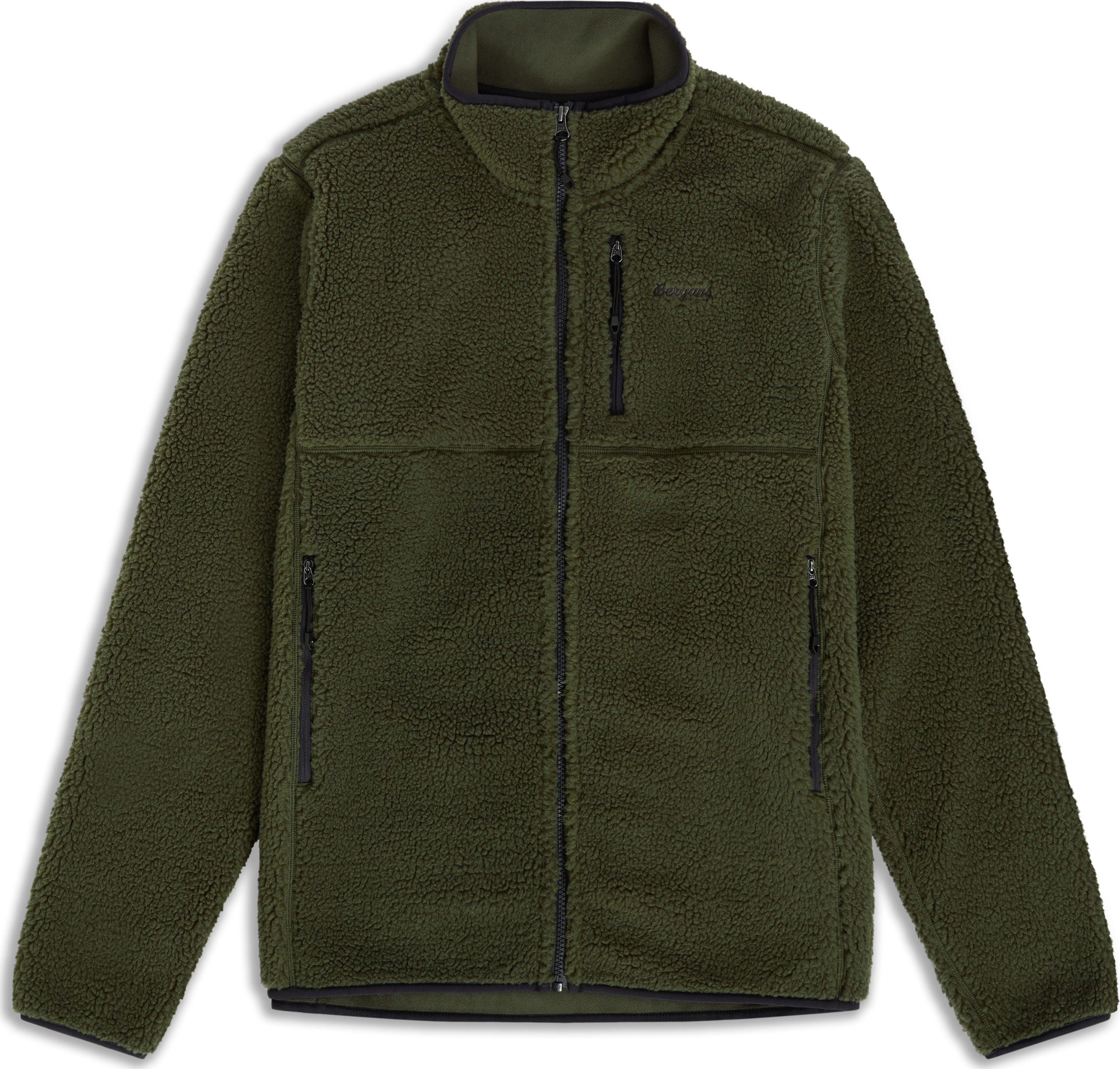 Bergans Men's Lunnan Pile Fleece Jacket Pine Forest