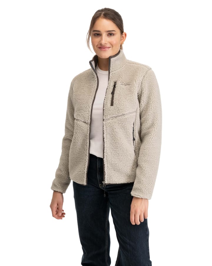 Bergans Women's Lunnan Pile Fleece Jacket Coastal Sand Bergans