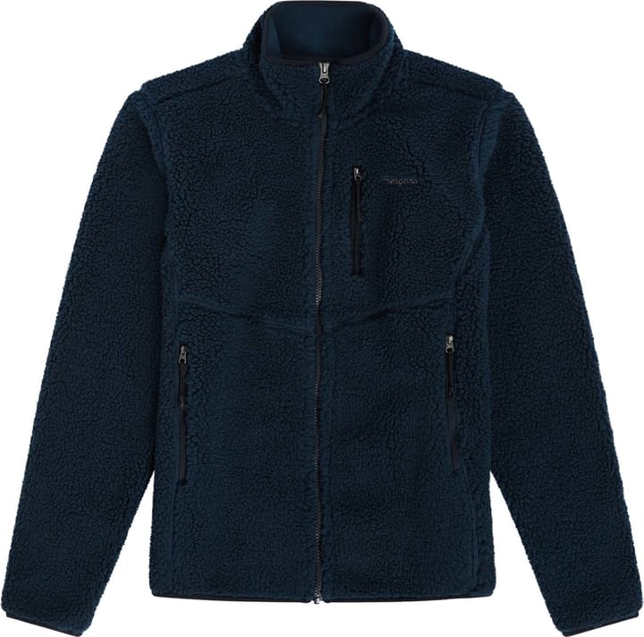 Bergans Women's Lunnan Pile Fleece Jacket Navy Blue Bergans