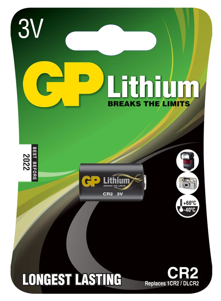 Div Litium Batteri Cr 2 1-Pack Nocolour Div Litium Batteri Cr 2 1-Pack Nocolour