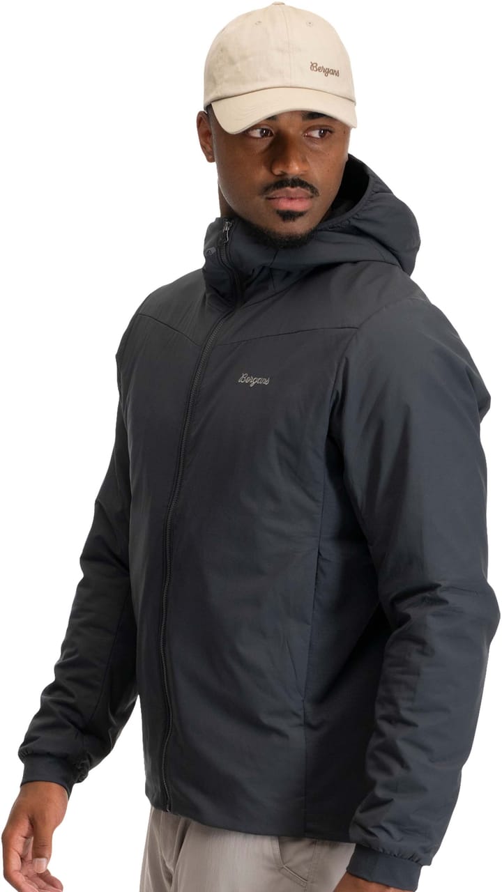 Bergans Men's Holo Insulated Hood Jacket Dark Shadow Grey Bergans